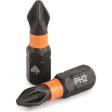 Биты магнитные Биты для шуруповерта RAGE By VIRA магнитные S2 PH2 x 25 мм 2 шт 554152 Биты магнитные Биты для шуруповерта RAGE By VIRA магнитные S2 PH2 x 25 мм 2 шт 554152