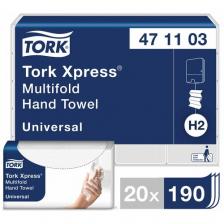 Полотенца бумажные (1 пачка 190 листов) TORK (H2) Universal, 2-слойные, цвет натуральный,23,4х21,3, Z-сложение, 471103 В комплекте: 1шт. Полотенца бумажные (1 пачка 190 листов) TORK (H2) Universal, 2-слойные, цвет натуральный,23,4х21,3, Z-сложение, 471103 В комплекте: 1шт.