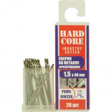 Сверло фрезерованное по металлу Industry cutter Р6М5, 1.5x40 мм, 20 шт Hardcore 146015 предназначено для дрелей. Используется для сверления отверстий в металле. Специальная заточка головки Split Point обеспечивает засверловку без накернивания. Оснастка изготовлена из быстрорежущей стали Р6М5 методом фрезерования. Размерность по ГОСТ 10902-77 / DIN338. Угол заточки 118 градусов. Сверло длительное время не теряет режущих свойств при нагреве и более устойчиво к излому. Внимание, изображение товара может отличаться от реального! Верные параметры указаны в технических характеристиках товара. Сверло фрезерованное по металлу Industry cutter Р6М5, 1.5x40 мм, 20 шт Hardcore 146015 предназначено для дрелей. Используется для сверления отверстий в металле. Специальная заточка головки Split Point обеспечивает засверловку без накернивания. Оснастка изготовлена из быстрорежущей стали Р6М5 методом фрезерования. Размерность по ГОСТ 10902-77 / DIN338. Угол заточки 118 градусов. Сверло длительное время не теряет режущих свойств при нагреве и более устойчиво к излому. Внимание, изображение товара может отличаться от реального! Верные параметры указаны в технических характеристиках товара.