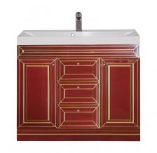 Тумба под раковину Misty Vena 90 бордовая патина Тумба под раковину Misty Vena 90 бордовая патина