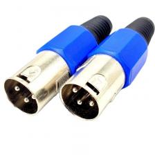 2шт/лот Разъем XLR-папа 3 pin (Canon) на кабель 2шт/лот Разъем XLR-папа 3 pin (Canon) на кабель