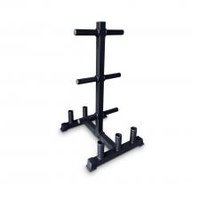 Стеллаж-стойка для хранения дисков и грифов Aerofit AFSDDIG черный Стеллаж-стойка для хранения дисков и грифов Aerofit AFSDDIG черный