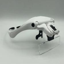 Увеличительные очки, светодиодная лампа, головная лупа, ювелирная повязка на голову, лупа, очки, оптическое стекло, инструмент для ремонта, лупа для чтения Увеличительные очки, светодиодная лампа, головная лупа, ювелирная повязка на голову, лупа, очки, оптическое стекло, инструмент для ремонта, лупа для чтения