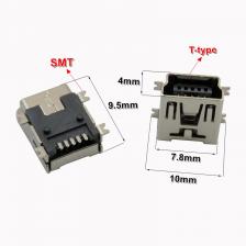 Разъёмы Mini USB Type B 5 контактов SMT/DIP Разъёмы Mini USB Type B 5 контактов SMT/DIP