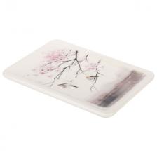 мыльница настольная РЫЖИЙ КОТ Сакура керамика белый мыльница настольная РЫЖИЙ КОТ Сакура керамика белый