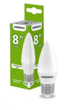 IEK Лампа светодиодная C35 свеча 8Вт 230В 4000К E27 LL-C35-08-230-40-E27-G 1 шт IEK Лампа светодиодная C35 свеча 8Вт 230В 4000К E27 LL-C35-08-230-40-E27-G 1 шт