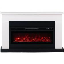 Камин электрический ELEKAM Bolton + Pulsar 40 White Black Камин электрический ELEKAM Bolton + Pulsar 40 White Black