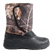 Комбинированные зимние сапоги (сноубутсы) на основе прочной галоши из термоэластопласта.Верх сапог изготовлен из водонепроницаемого материала Оксфорд, комбинированного с утеплителем из поролона.На внешней стороне голенища выполнен клапан для удобства надевания/снятия с текстильной застежкой (велькро).В нижней передней части голенища вставка из синтетического материала со световозвращающим кантом.Утеплитель - искусственный мех.Галоша из термоэластопласта (ТЭП) пристрочена к верхней части сапог, в носовой части галоши - дополнительная усилительная накладка из ТЭП. Комбинированные зимние сапоги (сноубутсы) на основе прочной галоши из термоэластопласта.Верх сапог изготовлен из водонепроницаемого материала Оксфорд, комбинированного с утеплителем из поролона.На внешней стороне голенища выполнен клапан для удобства надевания/снятия с текстильной застежкой (велькро).В нижней передней части голенища вставка из синтетического материала со световозвращающим кантом.Утеплитель - искусственный мех.Галоша из термоэластопласта (ТЭП) пристрочена к верхней части сапог, в носовой части галоши - дополнительная усилительная накладка из ТЭП.