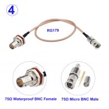 1 шт. кабель RG179 75 Ом Micro BNC Male to BNC Male/BNC Female Connector RG-179 RF Pigtail HD Video Mini BNC to BNC Jumper Line 1 шт. кабель RG179 75 Ом Micro BNC Male to BNC Male/BNC Female Connector RG-179 RF Pigtail HD Video Mini BNC to BNC Jumper Line