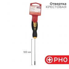 Rexant 12-6402 Отвертка крестовая PH 0х100 мм Rexant 12-6402 Отвертка крестовая PH 0х100 мм