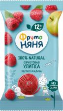 Фруктовая улитка ФрутоНяня Яблочно-малиновая с 12 месяцев 15г Фруктовая улитка ФрутоНяня Яблочно-малиновая с 12 месяцев 15г