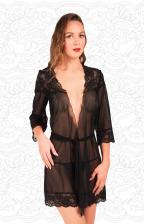 Халатик черный Flirton 2658, 42-44 Халатик черный Flirton 2658, 42-44