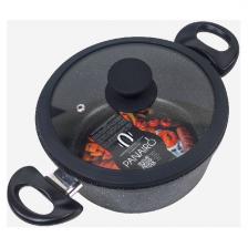 Кастрюля Panairo Harfe Black, 3.3 л, с крышкой и ненагревающимися ручками (HA-KAS-3-BAС-K.sil) Кастрюля Panairo Harfe Black, 3.3 л, с крышкой и ненагревающимися ручками (HA-KAS-3-BAС-K.sil)