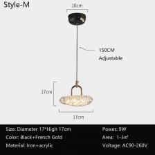 Подвесной светильник Zinland жемчужно-черный/французское золото Подвесной светильник Zinland жемчужно-черный/французское золото