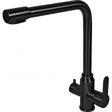 Смеситель для кухни BOND Smart B65-0488 черный матовый с высоким изливом и отдельным краном для питьевой воды: современный дизайн и функциональность. Благодаря удобной ручке и надежному керамическому картриджу, смеситель обеспечивает легкую регулировку потока воды. Высокий излив позволяет с легкостью ополоснуть посуду, в том числе крупногабаритные предметы. Аэратор смесителя оснащен функцией экономии воды, насыщает ее пузырьками воздуха и делает струю мягкой, предотвращая разбрызгивание. Он также снижает шум воды, ускоряет выветривание хлора и фильтрует частицы мусора, задерживая их на сетке. Для подачи фильтрованной воды предусмотрена вторая миниатюрная ручка и отдельный канал подачи. Это обеспечивает комфорт и удобство использования, а также позволяет наслаждаться чистой и свежей водой. Аэратор смесителя прост в обслуживании и легко вынимается для чистки. Ключ для аэратора входит в комплект поставки. Корпус смесителя изготовлен из высококачественной нержавеющей стали, гарантируя долгий срок службы и надежность в использовании. Смеситель для кухни с краном для питьевой воды и поворотным изливом BOND Smart B65-0488 - это отличный выбор для тех, кто ценит качество, стиль и функциональность в своем доме. Смеситель для кухни BOND Smart B65-0488 черный матовый с высоким изливом и отдельным краном для питьевой воды: современный дизайн и функциональность. Благодаря удобной ручке и надежному керамическому картриджу, смеситель обеспечивает легкую регулировку потока воды. Высокий излив позволяет с легкостью ополоснуть посуду, в том числе крупногабаритные предметы. Аэратор смесителя оснащен функцией экономии воды, насыщает ее пузырьками воздуха и делает струю мягкой, предотвращая разбрызгивание. Он также снижает шум воды, ускоряет выветривание хлора и фильтрует частицы мусора, задерживая их на сетке. Для подачи фильтрованной воды предусмотрена вторая миниатюрная ручка и отдельный канал подачи. Это обеспечивает комфорт и удобство использования, а также позволяет наслаждаться чистой и свежей водой. Аэратор смесителя прост в обслуживании и легко вынимается для чистки. Ключ для аэратора входит в комплект поставки. Корпус смесителя изготовлен из высококачественной нержавеющей стали, гарантируя долгий срок службы и надежность в использовании. Смеситель для кухни с краном для питьевой воды и поворотным изливом BOND Smart B65-0488 - это отличный выбор для тех, кто ценит качество, стиль и функциональность в своем доме.