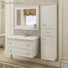 Зеркало Comforty «Феррара 100», 980x800 мм, цвет белый глянец Зеркало Comforty «Феррара 100», 980x800 мм, цвет белый глянец