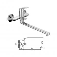 Смеситель д/ванны Смеситель для ванны АНТЕЙ Кристалл шар. L-30см, с перекл. душа хром 201040 1/10 201040-ANT Смеситель д/ванны Смеситель для ванны АНТЕЙ Кристалл шар. L-30см, с перекл. душа хром 201040 1/10 201040-ANT