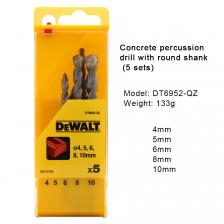 Набор сверл DEWALT DT6952-QZ для каменной кладки 4-10 мм 5 шт. Набор сверл DEWALT DT6952-QZ для каменной кладки 4-10 мм 5 шт.