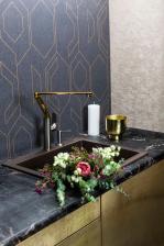 Смеситель для кухни OMOIKIRI Tara (4994396) светлое золото/вороненая сталь Смеситель для кухни OMOIKIRI Tara (4994396) светлое золото/вороненая сталь