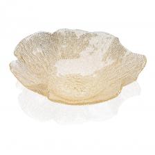 Блюдо IVV Folies круглое 33 см желтое золото Блюдо IVV Folies круглое 33 см желтое золото