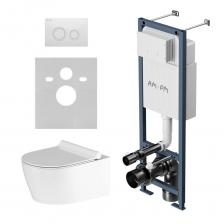 Комплект Унитаз подвесной Damixa Jupiter DX77C1700SC безободковый, с микролифтом + Инсталляция AM.PM ErgoFit I012711.0101 с кнопкой ErgoFit L белый глянец Комплект Унитаз подвесной Damixa Jupiter DX77C1700SC безободковый, с микролифтом + Инсталляция AM.PM ErgoFit I012711.0101 с кнопкой ErgoFit L белый глянец