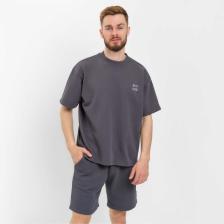 Футболка мужская MIST Men's casual размер 54, графитовый Футболка мужская MIST Men's casual размер 54, графитовый