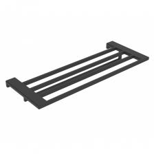 Держатель полотенец Vieir (Виеир) V5220-C с полкой, черный Держатель полотенец Vieir (Виеир) V5220-C с полкой, черный