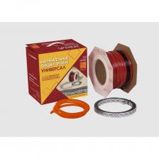 Электрический тонкий тёплый пол кабельный SPYHEAT "Универсал" SHFD-18 предназначен для устройства "теплого пола" в помещениях различного назначения. Изготовлен из тонкого двухжильного экранированного нагревательного кабеля с фторопластовой изоляцией греющих жил, выдерживающей температуру до 250 градусов. Для придания дополнительной прочностиизделия в медный экран вплетены кевларовые нити.Удельное тепловыделение кабеля 18 Вт/м, общая мощность системы 170 Вт. . Рекомендуется монтировать кабель в тонкую стяжку (до 2 см) или непосредственно под напольное покрытие в слой плиточного клея.Комплекты тонких теплых полов SPYHEAT УНИВЕРСАЛ могут быть использованы в качестве дополнительной системы обогрева для создания комфортных условий пола в помещенияхКроме того, SPYHEAT УНИВЕРСАЛ при раскладке с шагом 5-6 см может служить основным отоплением в холодных помещениях. Электрический тонкий тёплый пол кабельный SPYHEAT "Универсал" SHFD-18 предназначен для устройства "теплого пола" в помещениях различного назначения. Изготовлен из тонкого двухжильного экранированного нагревательного кабеля с фторопластовой изоляцией греющих жил, выдерживающей температуру до 250 градусов. Для придания дополнительной прочностиизделия в медный экран вплетены кевларовые нити.Удельное тепловыделение кабеля 18 Вт/м, общая мощность системы 170 Вт. . Рекомендуется монтировать кабель в тонкую стяжку (до 2 см) или непосредственно под напольное покрытие в слой плиточного клея.Комплекты тонких теплых полов SPYHEAT УНИВЕРСАЛ могут быть использованы в качестве дополнительной системы обогрева для создания комфортных условий пола в помещенияхКроме того, SPYHEAT УНИВЕРСАЛ при раскладке с шагом 5-6 см может служить основным отоплением в холодных помещениях.