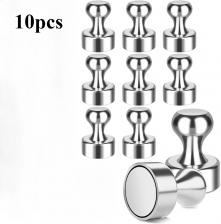 Суперсильные магниты Magnetic Pushpins Sucker серебристого цвета Суперсильные магниты Magnetic Pushpins Sucker серебристого цвета