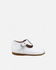 Классические детские пинетки из кожи Eli 1957, белый Классические детские пинетки из кожи Eli 1957, белый