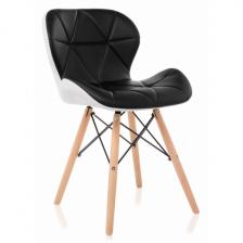 Деревянный стул Woodville PC-027 black / white 11795 Деревянный стул Woodville PC-027 black / white 11795