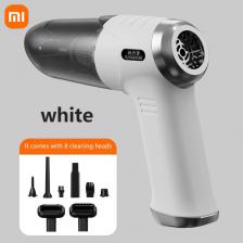 Xiaomi 8-в-1 Автомобильный пылесос Портативный мини-беспроводной пылесос 45000pa Мощная автомобильная всасывающая машина для автомобиля, дома Xiaomi 8-в-1 Автомобильный пылесос Портативный мини-беспроводной пылесос 45000pa Мощная автомобильная всасывающая машина для автомобиля, дома