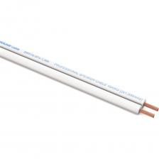 PROCAST cable SWH 16.OFC.1,306.10 – профессиональный акустический (спикерный) кабель для подключения акустических систем к звукоусиливающему оборудованию.Проводники изготовлены из сверхчистой бескислородной меди OFC – 99,97% и имеют ультра-многопроводниковую структуру (каждая жила состоит из 65 проводника диаметром 0,16 мм).Сечение каждой жилы – 1,306 мм2 (16 AWG).Внешняя изоляция спикерного кабеля PROCAST cable SWH 16.OFC.1,306 изготовлена из качественного и долговечного пластиката (PVC), окрашенного в белый цвет. Это позволяет подключить белую корпусную акустическую систему, установленную на стене белого цвета, абсолютно незаметно (без традиционно торчащих за колонкой цветных акустических кабелей).Жилы легко разделяются и зачищаются. Диапазон рабочих температур для изоляции -40 / +70 °C. PROCAST cable SWH 16.OFC.1,306.10 – профессиональный акустический (спикерный) кабель для подключения акустических систем к звукоусиливающему оборудованию.Проводники изготовлены из сверхчистой бескислородной меди OFC – 99,97% и имеют ультра-многопроводниковую структуру (каждая жила состоит из 65 проводника диаметром 0,16 мм).Сечение каждой жилы – 1,306 мм2 (16 AWG).Внешняя изоляция спикерного кабеля PROCAST cable SWH 16.OFC.1,306 изготовлена из качественного и долговечного пластиката (PVC), окрашенного в белый цвет. Это позволяет подключить белую корпусную акустическую систему, установленную на стене белого цвета, абсолютно незаметно (без традиционно торчащих за колонкой цветных акустических кабелей).Жилы легко разделяются и зачищаются. Диапазон рабочих температур для изоляции -40 / +70 °C.