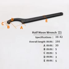 Half Moon Wrench 22-26 34-36 38-42 45-52 55-62 85-105 90-95 165-170 Half Moon Wrench 22-26 34-36 38-42 45-52 55-62 85-105 90-95 165-170