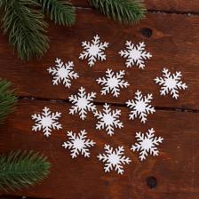 Декор «Новогодние снежинки», на клеевой основе Декор «Новогодние снежинки», на клеевой основе