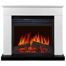 Каминокомплект Royal Flame Bergen разборный с Очагом Jupiter FX N, белый с черным Каминокомплект Royal Flame Bergen разборный с Очагом Jupiter FX N, белый с черным