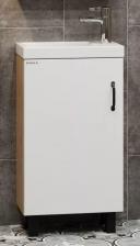 Тумба с раковиной Onika Тимбер 45 белый матовый, дуб сонома (104508) Тумба с раковиной Onika Тимбер 45 белый матовый, дуб сонома (104508)