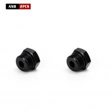 2 шт. AN6 AN8 AN10 Мужская заглушка с шестигранной головкой и уплотнительным кольцом-адаптером из алюминиевого сплава BL02 2 шт. AN6 AN8 AN10 Мужская заглушка с шестигранной головкой и уплотнительным кольцом-адаптером из алюминиевого сплава BL02