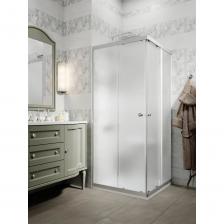 Уголок душевой ТМ РусАк 90 стекло матовое, БП, классик Уголок душевой ТМ РусАк 90 стекло матовое, БП, классик