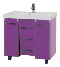 Тумба под раковину Misty Джулия Qvatro 105 сиреневая Тумба под раковину Misty Джулия Qvatro 105 сиреневая