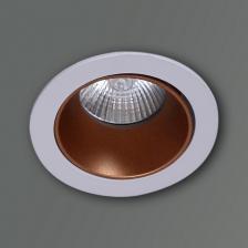 Точечный светильник круглый Reluce 16085-9.0-001PT MR16 WT+ROSE GD Точечный светильник круглый Reluce 16085-9.0-001PT MR16 WT+ROSE GD