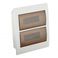 Щит распределительный встраиваемый Dekraft ЩРВ-П-24 пластиковый IP41 345х300х100 мм 24 модуля Щит распределительный встраиваемый Dekraft ЩРВ-П-24 пластиковый IP41 345х300х100 мм 24 модуля