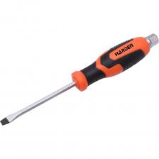 Отвертка Страйк ударная шлицевая профессиональная CRV SL8x200mm HARDEN 550312 изготовлена из качественной хромованадиевой стали с намагниченным наконечником металлический задник сплошное жало внутри рукояти жало формовано под ключ для создания максимального усилия Отвертка Страйк ударная шлицевая профессиональная CRV SL8x200mm HARDEN 550312 изготовлена из качественной хромованадиевой стали с намагниченным наконечником металлический задник сплошное жало внутри рукояти жало формовано под ключ для создания максимального усилия