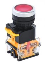 IEK Кнопка управления D8-11T d=22мм 1з+1р с фиксацией красная BBT30-11T-3-21-K04 1 шт IEK Кнопка управления D8-11T d=22мм 1з+1р с фиксацией красная BBT30-11T-3-21-K04 1 шт