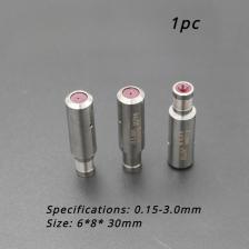 Направляющие для труб WEDM с рубиновым электродом, 6*8*30 мм, керамический диаметр от 0,30 мм до 3,0 мм для сверлильного станка для резки проволоки EDM Направляющие для труб WEDM с рубиновым электродом, 6*8*30 мм, керамический диаметр от 0,30 мм до 3,0 мм для сверлильного станка для резки проволоки EDM