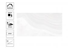 Керамическая плитка Azori Acate 31,5*63см light Керамическая плитка Azori Acate 31,5*63см light