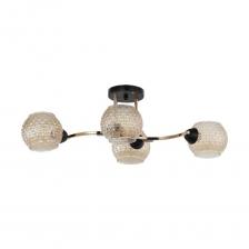 Люстра ЭкономСвет в стиле модерн 12208/4BK+FGD AMB представляет собой элегантное решение для освещения интерьера. Она выполнена в современном стиле с использованием качественных материалов, таких как металл и стекло. Плафоны из тонированного янтарного стекла создают мягкое и приятное освещение, а их направление в стороны обеспечивает равномерное распределение света по комнате. Люстра рассчитана на четыре лампы с цоколем E27, что позволяет использовать как лампы накаливания, так и светодиодные. Мощность каждой лампы составляет 60 Вт, что обеспечивает достаточное освещение для площади до 9 м?. Установка люстры осуществляется с помощью планки, что упрощает монтаж. Люстра ЭкономСвет в стиле модерн 12208/4BK+FGD AMB представляет собой элегантное решение для освещения интерьера. Она выполнена в современном стиле с использованием качественных материалов, таких как металл и стекло. Плафоны из тонированного янтарного стекла создают мягкое и приятное освещение, а их направление в стороны обеспечивает равномерное распределение света по комнате. Люстра рассчитана на четыре лампы с цоколем E27, что позволяет использовать как лампы накаливания, так и светодиодные. Мощность каждой лампы составляет 60 Вт, что обеспечивает достаточное освещение для площади до 9 м?. Установка люстры осуществляется с помощью планки, что упрощает монтаж.