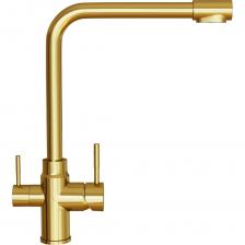 Смеситель для кухни MIXLINE 35k MLSS-0320G подкл.к фильтру, золото 553821 Смеситель для кухни MIXLINE 35k MLSS-0320G подкл.к фильтру, золото 553821