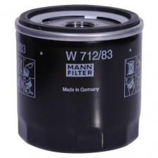 Масляный фильтр MANN-FILTER W 712/83 80 мм черный Масляный фильтр MANN-FILTER W 712/83 80 мм черный