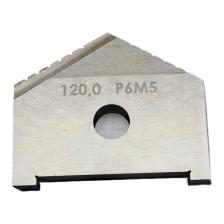 Пластина к перовому сверлу (перо) D 120 мм (2000-1274) Р6М5 TORNERI Т018461 - снабженную на торце режущей частью, применяют как сменный режущий элемент сборного перового сверла Пластина к перовому сверлу (перо) D 120 мм (2000-1274) Р6М5 TORNERI Т018461 - снабженную на торце режущей частью, применяют как сменный режущий элемент сборного перового сверла